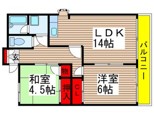 パ－クウエスト八千代台の物件間取画像